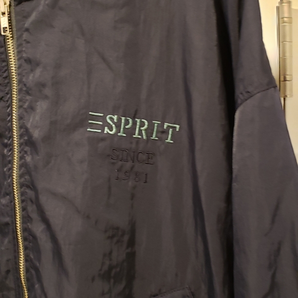 Vintage Esprit Jacket Zip Up Embroidered Logo 1990s XL Australia - Picture 4 of 4